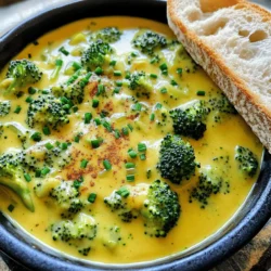 Creamy Broccoli Cheddar Soup Flavorful and Easy Recipe