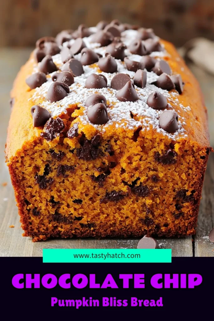 Indulge in the ultimate fall treat with this Chocolate Chip Pumpkin Delight! This moist and flavorful loaf combines pumpkin puree, chocolate chips, and warm spices for a delicious twist on traditional pumpkin bread. Perfect for cozy mornings or festive gatherings, this recipe is easy to make and sure to impress. Click to explore the full recipe and elevate your baking game! #PumpkinBread #ChocolateChip #FallRecipes #BakingJoy