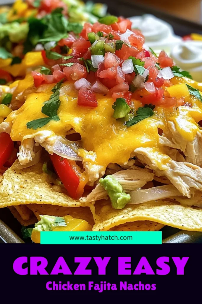 Get ready to indulge in these Sheet Pan Chicken Fajita Nachos! This easy recipe combines tender chicken, colorful bell peppers, and melted cheese baked to perfection. It’s a delicious and fun dish to share with family and friends. Perfect for game nights or gatherings, these nachos will be the highlight of your table. Click to explore the full recipe and make your next meal unforgettable! #Nachos #SheetPanDinners #EasyRecipes #ChickenFajitas