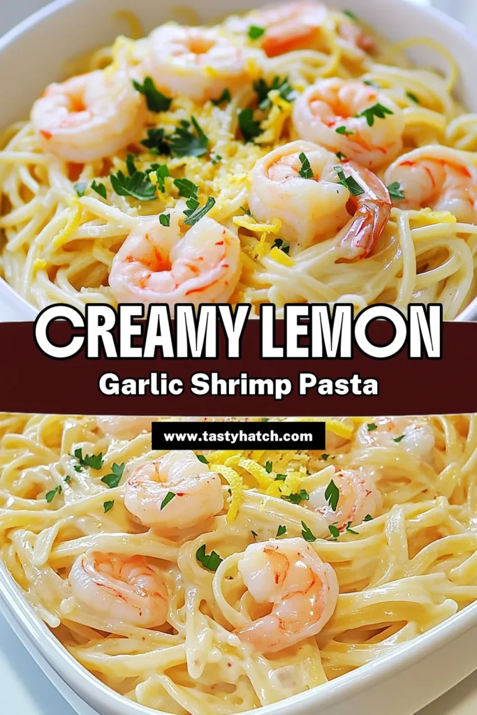 Savor the deliciousness of One-Pot Creamy Lemon Garlic Shrimp Pasta in just 25 minutes! This easy recipe features succulent shrimp, zesty lemon, and creamy Parmesan, making it a perfect weeknight dinner. Enjoy a flavorful meal without the fuss of multiple pots. Ready to impress your family or guests? Click to discover the full recipe and bring this tasty dish to your table tonight! #ShrimpPasta #OnePotMeal #EasyDinner #ComfortFood