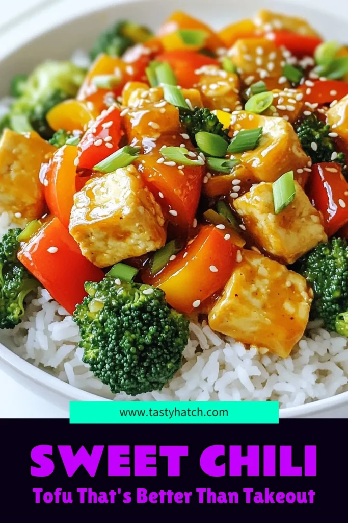 Indulge in a delicious meal that’s Better Than Takeout Sweet Chili Tofu! This easy-to-follow recipe features crispy tofu, vibrant bell peppers, and tender broccoli tossed in a mouthwatering sweet chili sauce. Perfect for a weeknight dinner, it’s healthy, flavorful, and ready in just 45 minutes. Click to explore this recipe and delight your taste buds! #SweetChiliTofu #HealthyRecipes #PlantBased #DinnerIdeas