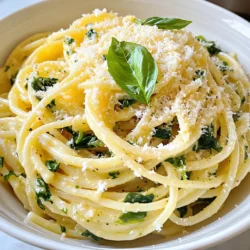 - 1 head of garlic - 12 oz (340g) spaghetti or fettuccine - 1 cup heavy cream - 1/2 cup freshly grated Parmesan cheese - 2 tablespoons extra virgin olive oil - 1 cup fresh spinach, roughly chopped - Salt and freshly cracked black pepper to taste - 1/4 teaspoon red pepper flakes (optional) - Fresh basil leaves for garnish Each ingredient plays a big role in flavor. The garlic gives a sweet, rich taste. The cream makes the sauce smooth and thick. Parmesan adds a salty, nutty kick. I love using fresh spinach for color and nutrition. - Lemon zest for brightness - Grated nutmeg for a warm spice - Saut&eacute;ed mushrooms or sun-dried tomatoes - Cooked chicken or shrimp for protein These extras can take your pasta to new levels. Lemon zest brightens the dish, while nutmeg adds warmth. You can boost the flavor with mushrooms or tomatoes. Adding protein makes the dish more filling and hearty. - Large pot for boiling pasta - Skillet for the sauce - Aluminum foil for roasting garlic - Colander for draining pasta - Fork for mashing garlic - Measuring cups and spoons Having the right tools makes cooking easier. A large pot helps cook pasta evenly. A good skillet is key for making the sauce. Don&rsquo;t forget a colander to drain the pasta well. These simple tools will make your cooking fun and smooth. {{ingredient_image_2}} Start by preheating your oven to 400&deg;F (200&deg;C). This heat makes garlic sweet and soft. Next, take one head of garlic and slice off the top. This exposes the cloves for roasting. Drizzle a bit of olive oil over the cloves. Then, wrap the garlic tightly in aluminum foil. Place it in the oven for 30-35 minutes. You want the cloves to be soft and golden. While the garlic roasts, bring a large pot of salted water to a boil. When it boils, add 12 oz of spaghetti or fettuccine. Cook it until al dente, which takes about 8-10 minutes. Before draining, save 1/2 cup of the pasta water. Pour the pasta into a colander to drain. In a large skillet, heat 2 tablespoons of extra virgin olive oil over medium heat. Squeeze the roasted garlic cloves into the skillet. Use a fork to mash the garlic into a smooth paste. Pour in 1 cup of heavy cream and stir it well. Cook for about 2-3 minutes until warmed. Gradually add 1/2 cup of freshly grated Parmesan cheese. Stir until it melts and the sauce is creamy. If the sauce is too thick, use the reserved pasta water to reach your desired consistency. Toss in 1 cup of roughly chopped spinach and red pepper flakes if you like spice. Cook for a few minutes until the spinach wilts. Finally, add the drained pasta to the sauce. Toss it gently to coat every strand. Season with salt and freshly cracked black pepper to taste. To get the best roasted garlic, choose a firm head. Slice the top off to expose the cloves. Drizzle olive oil over the top, then wrap it tightly in foil. Roast it at 400&deg;F for 30-35 minutes. The garlic should turn soft and golden. Let it cool a bit before using. This method brings out the sweet, rich flavor. For perfect pasta, use salted water. Bring a large pot to a rolling boil. Add the spaghetti or fettuccine and stir. Cook until it's al dente, typically 8-10 minutes. Remember to save some pasta water before draining. This water helps adjust the sauce later. Perfectly cooked pasta holds onto the sauce well. You can adjust the sauce to fit your taste. Add more cheese for a richer flavor. If you want heat, mix in red pepper flakes. For a green twist, add other veggies like peas. Herbs like thyme or oregano can add extra depth. Try mixing in lemon zest for a fresh kick. Get creative! Your sauce can reflect your own flavor love. Pro Tips Use Fresh Garlic: For the best flavor, always use fresh garlic for roasting. Pre-peeled or jarred garlic lacks the sweetness and depth that freshly roasted cloves provide. Reserve Pasta Water: Always remember to save some pasta water before draining. This starchy water is perfect for adjusting the consistency of your sauce and helping it cling to the pasta. Experiment with Cheese: While Parmesan is traditional, feel free to mix in other cheeses like Pecorino Romano or even a bit of goat cheese for a different flavor profile. Customize the Greens: If spinach isn't your favorite, try using other greens like kale or arugula. They add a unique flavor and nutritional boost to the dish. {{image_4}} You can switch up the pasta type for this dish. Try penne, rigatoni, or even whole wheat pasta. Each choice gives a unique bite and texture. If you want a lighter option, use zucchini noodles or spaghetti squash. These alternatives keep the meal healthy while still being tasty. If you want to keep it vegetarian, this recipe is already mostly there! Use vegetable broth instead of chicken broth if you choose to add some. You can replace the cheese with a vegan option too. Nutritional yeast can give a cheesy flavor without dairy. Add extra veggies like mushrooms or bell peppers for added nutrients. For a heartier meal, you can add proteins. Grilled chicken, shrimp, or saut&eacute;ed tofu work great. Cook them separately and mix them in before serving. You can also include seasonal veggies like asparagus or peas. They add color and crunch to your creamy roasted garlic pasta. To keep creamy roasted garlic pasta fresh, store it in an airtight container. Let the pasta cool to room temperature before sealing. Place the container in the fridge. It will stay good for up to three days. When you're ready to enjoy your leftovers, reheat them gently. You can use a microwave or a skillet. If using a microwave, heat in short bursts. Stir in between to avoid hot spots. If using a skillet, add a splash of water or cream to keep the pasta moist. Heat over low heat, stirring often. You can freeze creamy roasted garlic pasta for later. First, let it cool completely. Then, place it in a freezer-safe container or bag. Be sure to remove as much air as possible. It will last up to three months in the freezer. When ready to eat, thaw it overnight in the fridge before reheating. Yes, you can make creamy roasted garlic pasta ahead of time. Cook the pasta and sauce separately. Store them in airtight containers in the fridge. When you're ready to eat, just reheat them together. This helps the flavors meld nicely. If you want a lighter option, use half-and-half instead of heavy cream. For a dairy-free choice, try coconut cream or cashew cream. Both options still give a rich texture. You can also use a mix of milk and cornstarch for thickness. To make this dish gluten-free, swap regular pasta for gluten-free pasta. There are many options available, like rice or quinoa pasta. Check the package for cooking times. This way, you can still enjoy creamy roasted garlic pasta without gluten! In this post, we covered how to make creamy roasted garlic pasta. We discussed key ingredients, suggested tools, and step-by-step cooking instructions. You learned tips for perfect garlic and pasta texture, plus how to customize your dish. We explored variations and shared storage tips for leftovers. Remember, this dish can be tailored to fit your taste. Experiment with ingredients to find your favorite version. Enjoy making this easy and tasty meal!