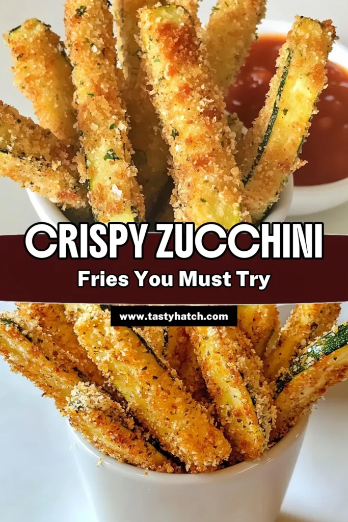 Looking for a delicious and healthy snack idea? Try these Crispy Parmesan Zucchini Fries! This Parmesan zucchini fries recipe features baked zucchini fries coated in crunchy panko breadcrumbs for the perfect texture. They're ideal as a side dish or a guilt-free snack. Ready in just 30 minutes, this recipe is a must-try! Save this recipe for a delightful treat anytime. #CrispyZucchiniFries #HealthySnacks #BakedZucchiniFries #PankoBreadcrumbZucchiniFries