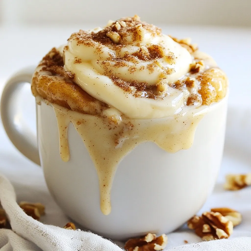 Cinnamon Roll Mug Cake Quick and Tasty Recipe