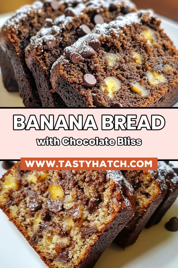 Discover the ultimate Choco-Banana Bread recipe that's not only delicious but also vegan! This easy banana bread features ripe bananas and rich vegan chocolate chips, making it a perfect homemade banana bread for any occasion. Bake your own chocolate chip loaf today and delight in every bite! Perfect for snacks or dessert. Save this recipe for a sweet treat! #VeganBananaBread #ChocolateChipLoaf #EasyBananaBread #HomemadeBananaBread