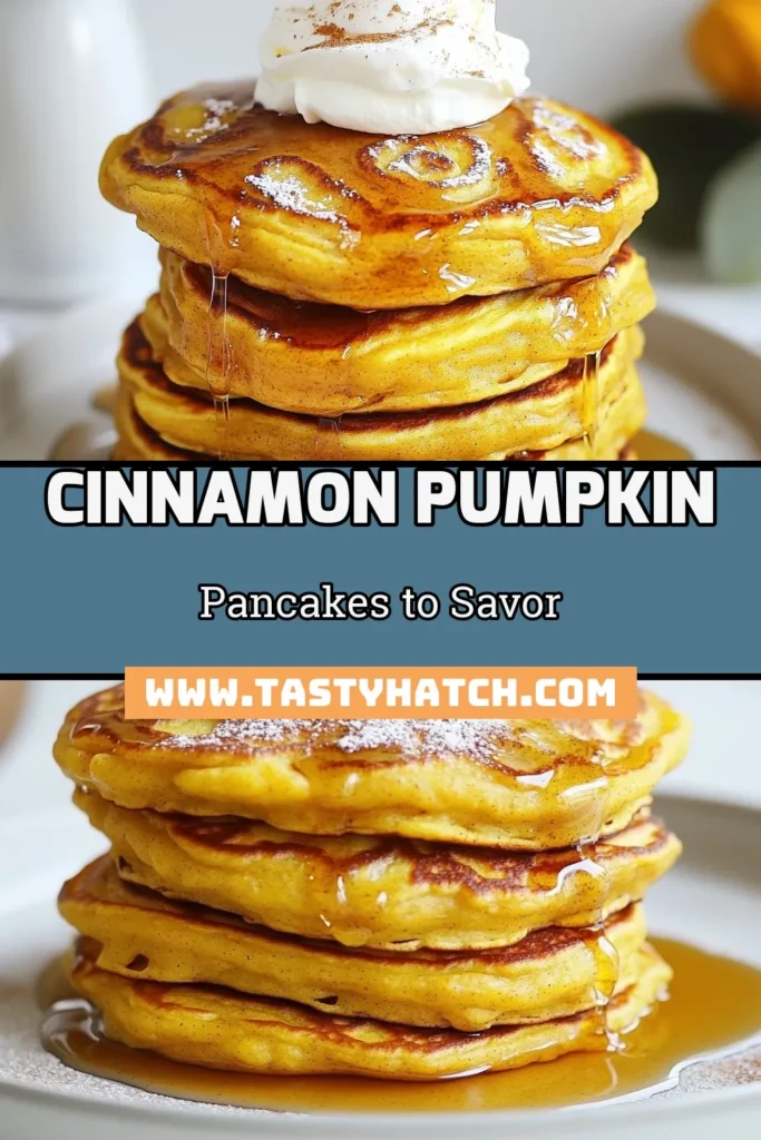 Savor the flavors of fall with these irresistible Cinnamon Swirl Pumpkin Pancakes! This easy pumpkin pancake recipe combines fluffy pancakes with a sweet cinnamon swirl, making it perfect for cozy mornings. In just 20 minutes, you can whip up these delicious fall breakfast recipes that everyone will love. Don&rsquo;t miss out&mdash;save this recipe and bring warmth to your breakfast table! #PumpkinPancakes #FallBreakfast #EasyRecipes #PancakeRecipe