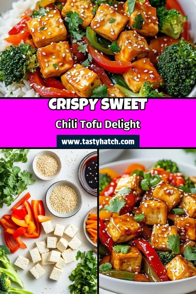 Indulge in this delicious Sweet Chili Tofu Stir-Fry! Perfectly crispy tofu meets colorful veggies in this easy tofu recipe that promises healthy, satisfying meals. This vegetarian stir-fry with tofu is packed with flavor, thanks to sweet chili sauce and rich sesame. Ideal for quick weeknight dinners or meal prep, you'll love how simple it is to whip up. Try this delightful Tofu Stir-Fry Recipe today! Don&rsquo;t forget to save for later! #TofuStirFry #VegetarianRecipes #HealthyEating #EasyRecipes