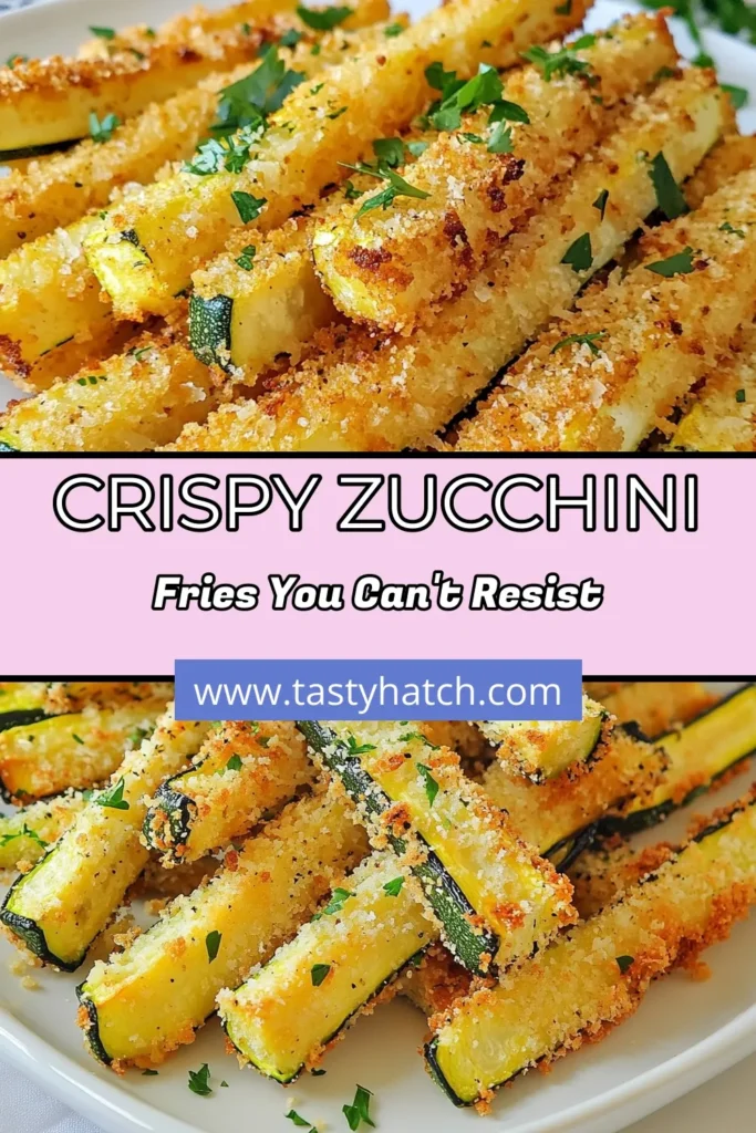 Craving a tasty yet healthy snack? Try these Crispy Garlic Parmesan Zucchini Fries! This Baked Zucchini Fries Recipe is simple and perfect for satisfying those cravings without the guilt. Enjoy Healthy Zucchini Snacks that are crispy and flavorful, with a gluten-free zucchini fries option available. Ideal for parties or movie nights! Save this recipe and impress your guests. #ZucchiniFries #HealthySnacks #GlutenFree #CookingAtHome