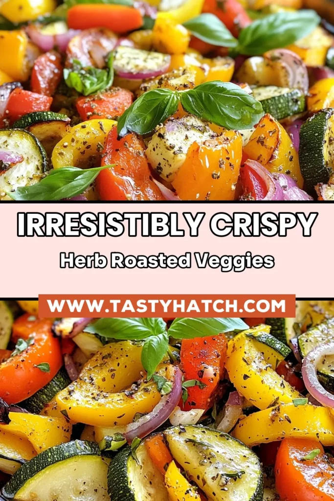 Elevate your meals with these Italian herb roasted vegetables! This simple roasted vegetable recipe is a healthy vegetable side dish that pairs perfectly with any main. Enjoy oven roasted mixed veggies bursting with flavor from a delightful blend of herbs and spices. Perfect for a quick dinner, this easy Italian vegetable recipe is a must-try. Save this recipe now for your next cooking adventure! #ItalianHerbRoastedVegetables #RoastedVegetableRecipe #HealthyEating #EasyRecipes
