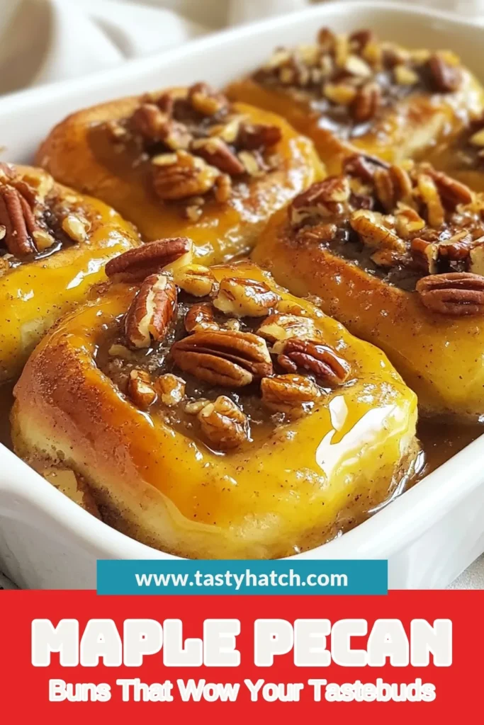 Indulge in this delicious Maple Pecan Sticky Buns recipe that will transform your breakfast routine! These homemade sticky buns are easy to make with pecans and a luscious maple syrup topping. Perfect for a cozy brunch, these breakfast sticky buns are sure to impress. Try this sticky buns with maple syrup and enjoy warm, gooey goodness. Save this recipe now and treat yourself! #StickyBuns #BreakfastBuns #PecanRecipe #HomemadeDelights