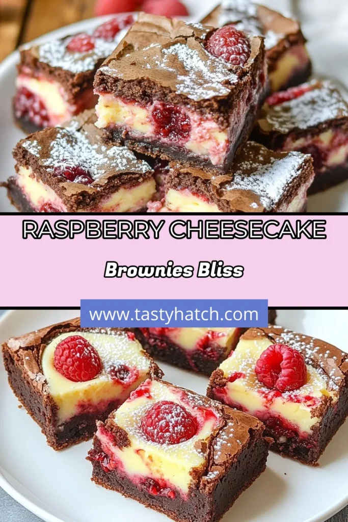 Indulge in the rich flavors of Raspberry Cheesecake Brownies! This easy brownie dessert combines dark chocolate brownies with a creamy cheesecake layer, highlighted by fresh raspberries. Perfect for any occasion, these Cream Cheese Brownies are a must-try for raspberry dessert lovers. Bake a batch to impress your friends and family! Click for the full recipe and elevate your dessert game today! #RaspberryCheesecakeBrownies #EasyBrownieDesserts #DarkChocolateBrownies #RaspberryDesserts