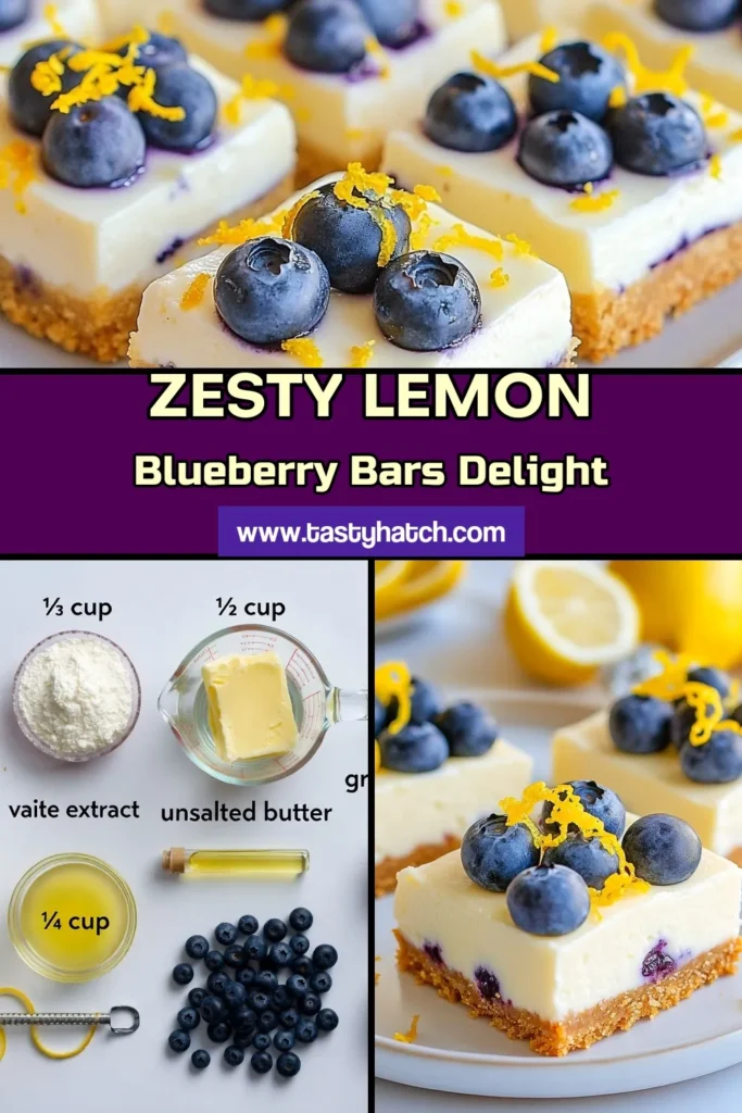 Discover the perfect dessert with these delicious lemon blueberry cheesecake bars! This easy cheesecake bars recipe combines the zesty flavor of fresh lemon with sweet blueberries for a refreshing no-bake cheesecake treat. Perfect for any occasion, these lemon dessert bars have a simple graham cracker crust that everyone will love. Try this fresh blueberry dessert today and impress your friends and family! Save this recipe now! #LemonBlueberryCheesecakeBars #EasyCheesecakeBarsRecipe #NoBakeCheesecakeBars #LemonDessertBarsRecipe