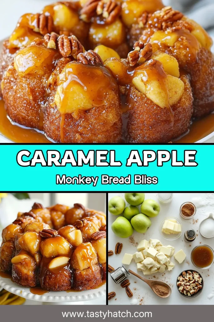 Indulge in the deliciousness of Caramel Apple Monkey Bread, an easy monkey bread recipe that's perfect for fall gatherings! This apple dessert combines flaky biscuit dough with juicy apples and a rich caramel sauce, making it a standout among cinnamon monkey bread and caramel dessert recipes. Impress your family and friends with this sweet treat! Save this recipe for your next gathering! #CaramelAppleMonkeyBread #EasyRecipes #AppleDessert #CinnamonMonkeyBread