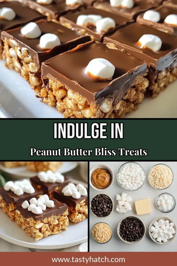 Indulge in these delightful Chocolate Peanut Butter Rice Krispie Treats, a must-try Rice Krispie dessert recipe for chocolate lovers! These decadent Rice Krispie treats are loaded with creamy peanut butter and rich chocolate, creating the perfect no-bake chocolate treats. Enjoy this easy marshmallow snack that's perfect for any occasion. Click to discover how to make these delicious treats today! #ChocolatePeanutButterTreats #RiceKrispieDessert #NoBakeTreats #EasySnackRecipe