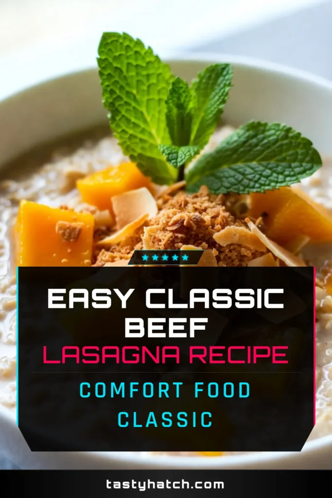 Start your day off right with these delicious mango coconut overnight oats! This tropical overnight oats recipe combines rolled oats, creamy coconut milk, and sweet ripe mango for a refreshing and healthy breakfast idea. Packed with chia seeds, it's an easy overnight oats recipe that requires minimal prep. Perfect for busy mornings! Try this vibrant dish and bring a taste of paradise to your breakfast routine. Save this recipe! #MangoOvernightOats #HealthyBreakfast #TropicalOats #ChiaSeedOatmeal