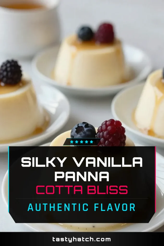 Indulge in this homemade vanilla panna cotta recipe that's both easy and delightful! This creamy panna cotta brings a sophisticated touch to any meal. With just heavy cream, milk, sugar, and a split vanilla bean, create a smooth and luscious vanilla bean dessert recipe to impress your guests. Perfect for any occasion, this easy panna cotta dessert is a must-try. Save this recipe for a sweet treat today! #VanillaPannaCotta #DessertRecipe #EasyDessert #PannaCotta