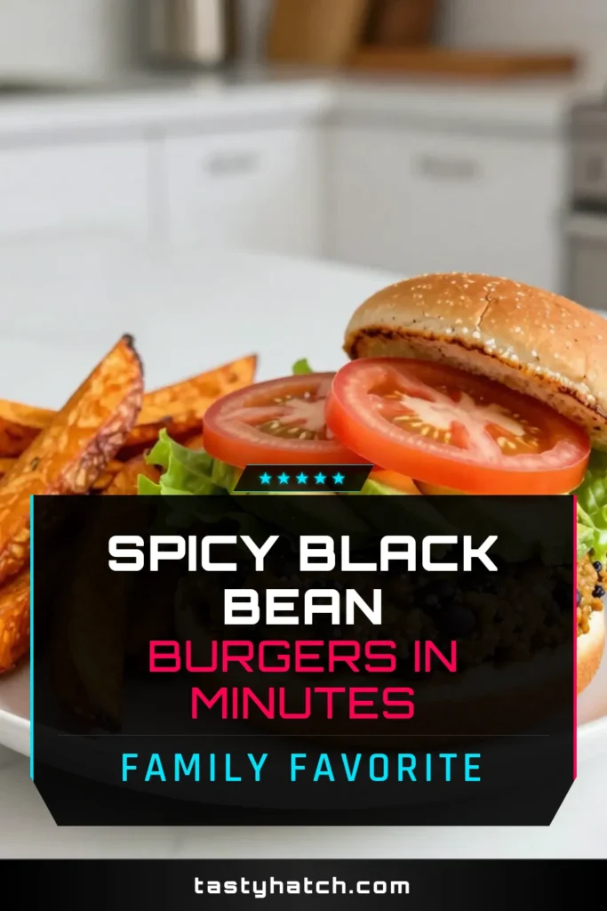 Looking for a flavorful twist on plant-based meals? Try these Spicy Black Bean Burgers! This zesty bean burger recipe combines protein-packed black beans and quinoa for spicy vegetarian burgers that your taste buds will love. Perfect for a healthy dinner, these quinoa black bean patties are easy to make and utterly delicious. Save this recipe to impress your family and friends! #BlackBeanBurgers #SpicyVegetarianBurgers #HealthyPlantBasedBurgers #ZestyBeanBurgerRecipe