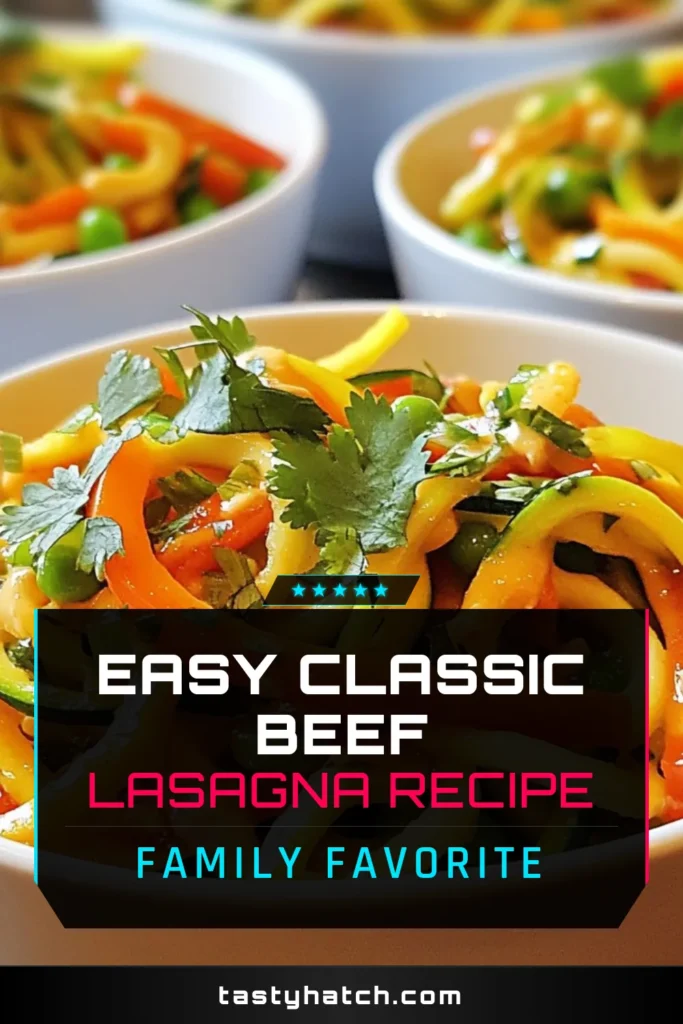 Discover the deliciousness of Spicy Thai Peanut Zoodles! This easy zucchini noodle dish combines fresh veggies with a creamy, healthy peanut sauce for a flavorful vegetarian meal. Perfect for gluten-free diets, these spicy Thai peanut zoodles are quick to prepare, making weeknight dinners a breeze. Try it today and elevate your veggie game! Save this recipe for a wholesome twist on dinner! #SpicyThaiPeanutZoodles #VegetarianZoodleRecipes #HealthyPeanutSauce #GlutenFreeZoodles