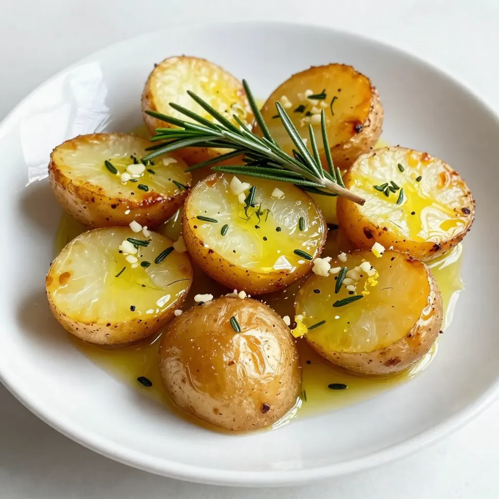 Lemon Rosemary Roasted Potatoes Flavorful Side Dish